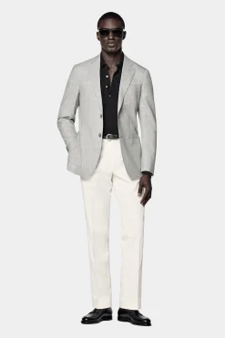 SUITSUPPLY Havana Sakko Hellgrau-Männlich Klassische Sakkos