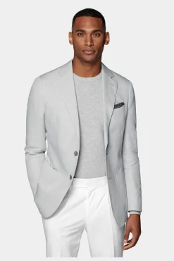 SUITSUPPLY Havana Sakko Hellgrau-Männlich Klassische Sakkos