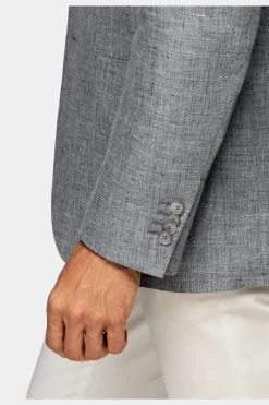 SUITSUPPLY Havana Sakko Hellgrau-Männlich Klassische Sakkos