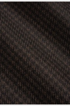 SUITSUPPLY Havana Sakko Mittelbraun Hahnentrittmuster-Männlich Klassische Sakkos