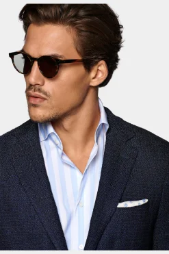 SUITSUPPLY Havana Sakko Navy-Männlich Klassische Sakkos