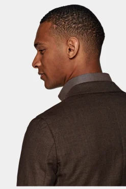 SUITSUPPLY Havana Sakko Taupe-Männlich Klassische Sakkos