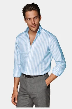 SUITSUPPLY Hemd Hellblau In Extra Slim Fit-Männlich Klassische Hemden