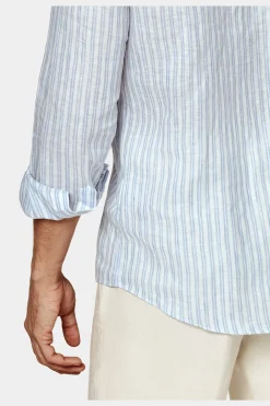 SUITSUPPLY Hemd Hellblau Slim Fit-Männlich Casual Hemden