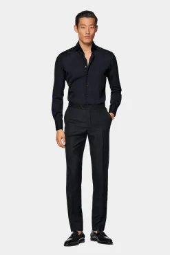 SUITSUPPLY Hemd Navy Extra Slim Fit-Männlich Klassische Hemden