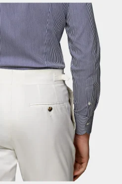 SUITSUPPLY Hemd Navy Gestreift Extra Slim Fit-Männlich Klassische Hemden