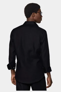 SUITSUPPLY Hemd Navy Slim Fit-Männlich Casual Hemden