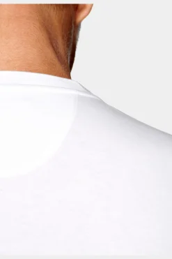 SUITSUPPLY Henley T-Shirt Weiss-Männlich T-Shirts