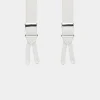 SUITSUPPLY Hosenträger Weiß Nichtelastisch-Männlich Smoking Accessoires