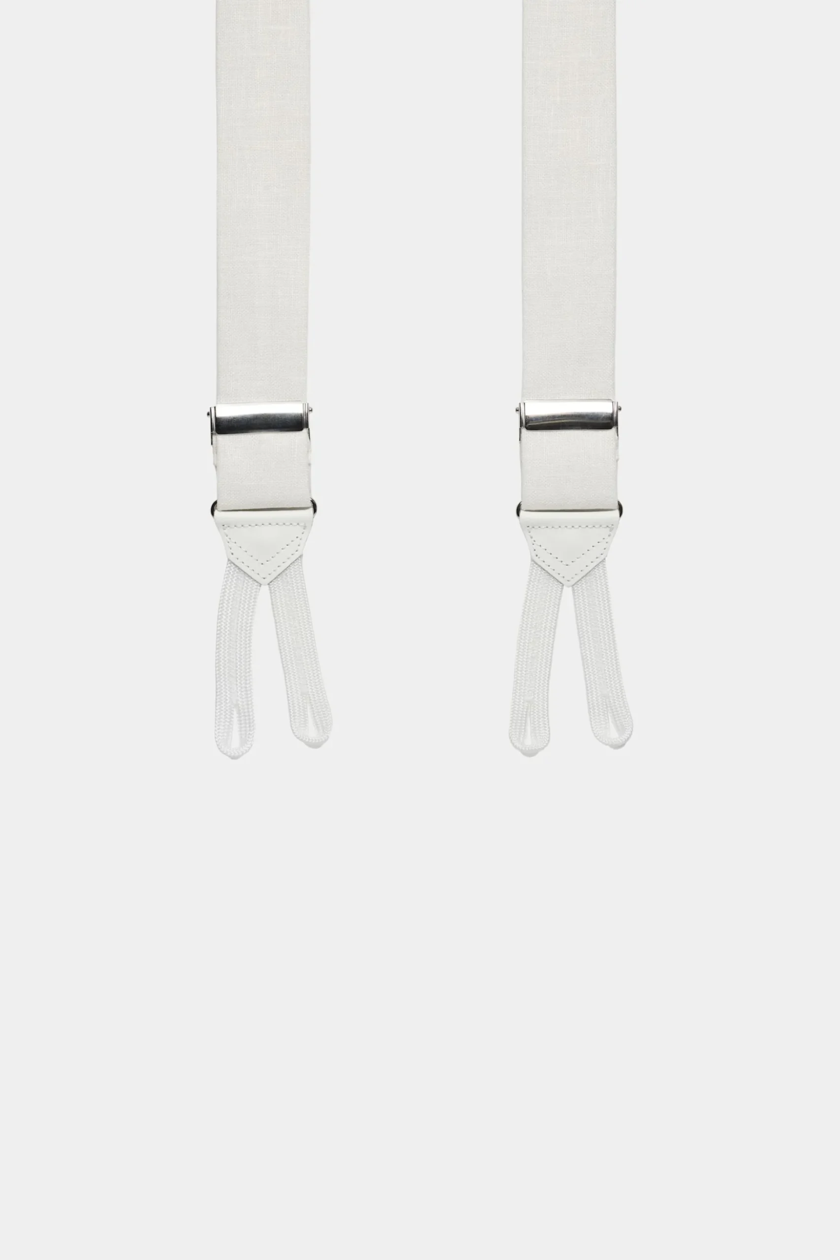 SUITSUPPLY Hosenträger Weiß Nichtelastisch-Männlich Smoking Accessoires