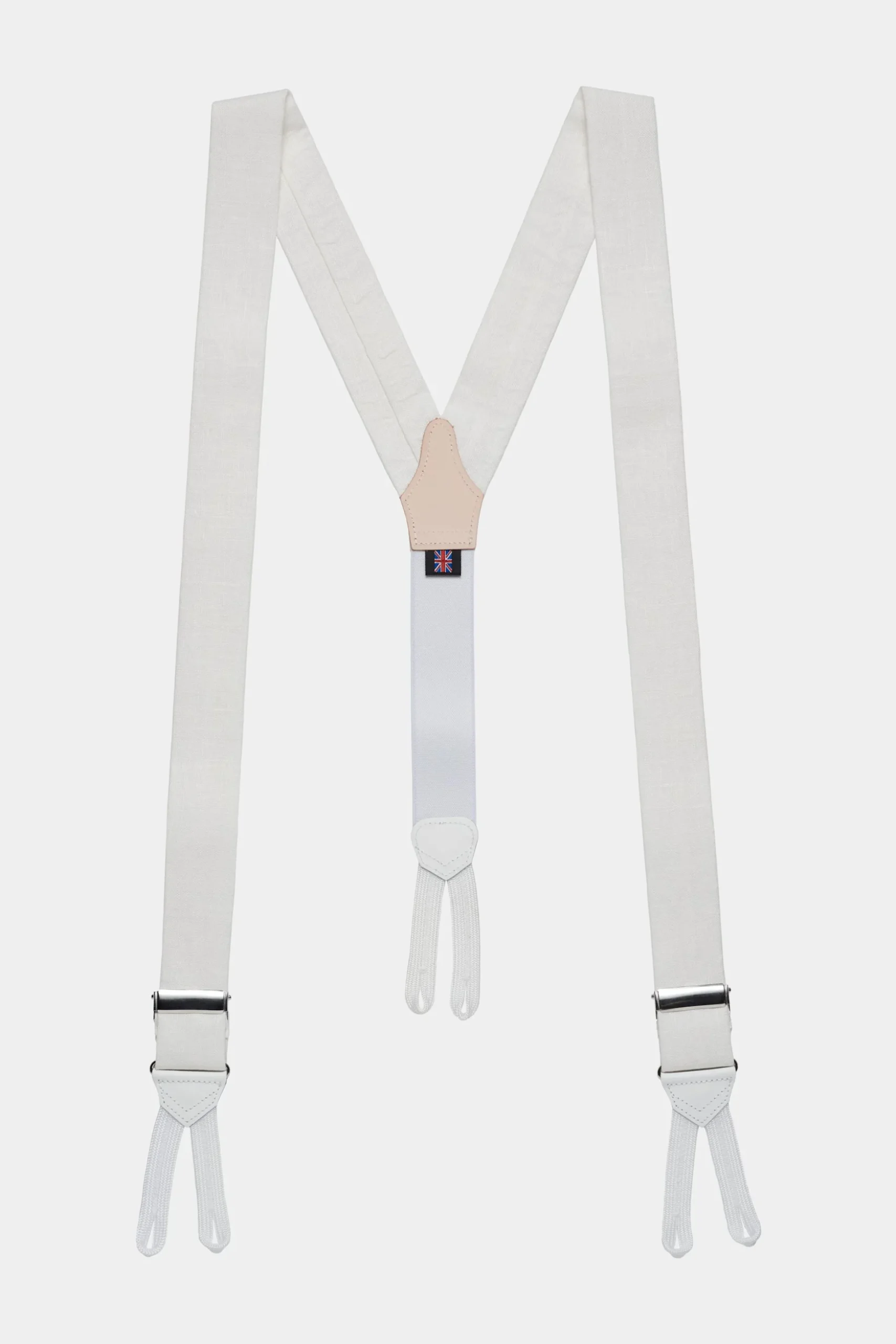 SUITSUPPLY Hosenträger Weiß Nichtelastisch-Männlich Smoking Accessoires