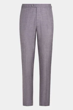 SUITSUPPLY Lazio Anzug Dreiteiler Purpur-Männlich Casual Anzüge