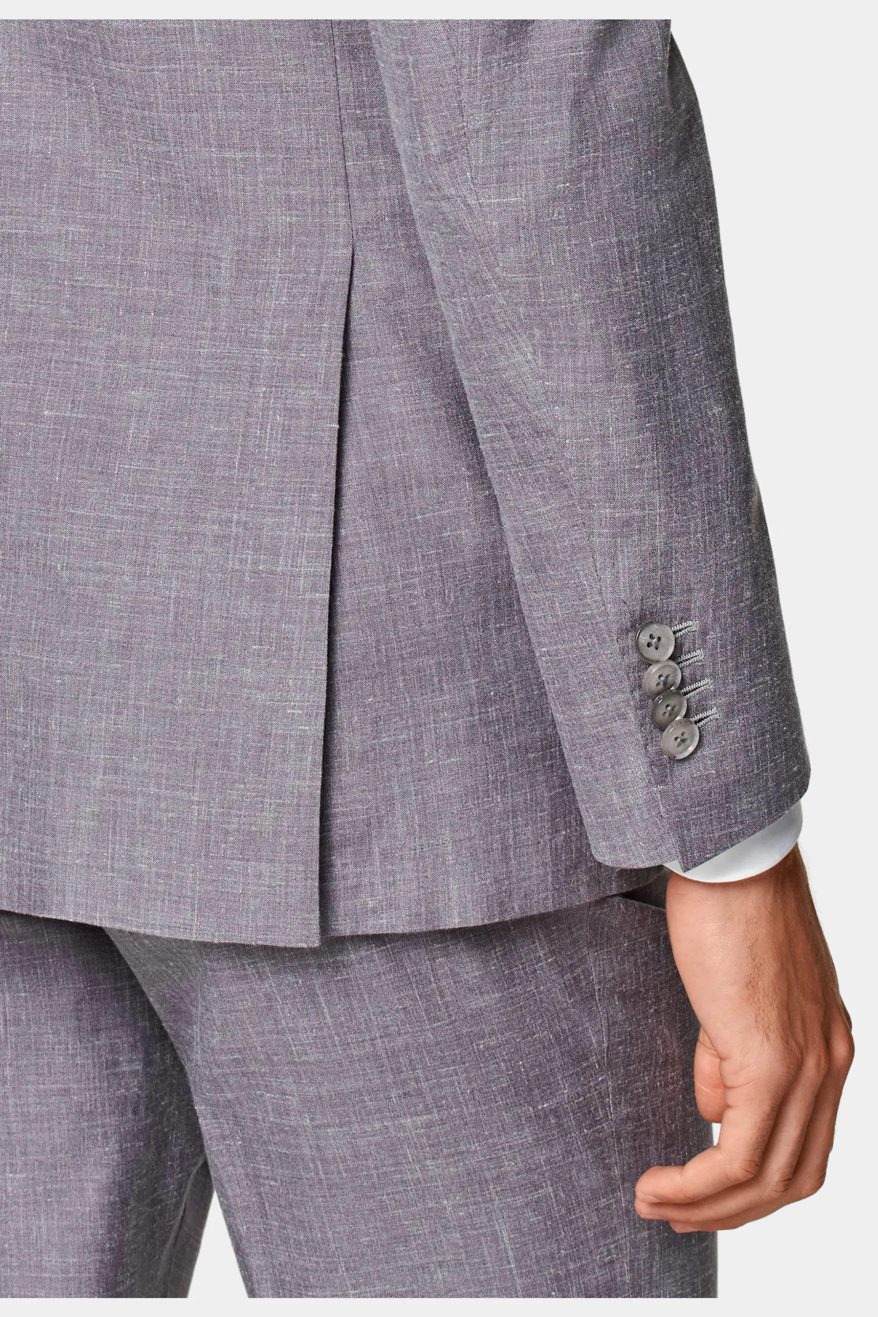 SUITSUPPLY Lazio Anzug Dreiteiler Purpur-Männlich Casual Anzüge
