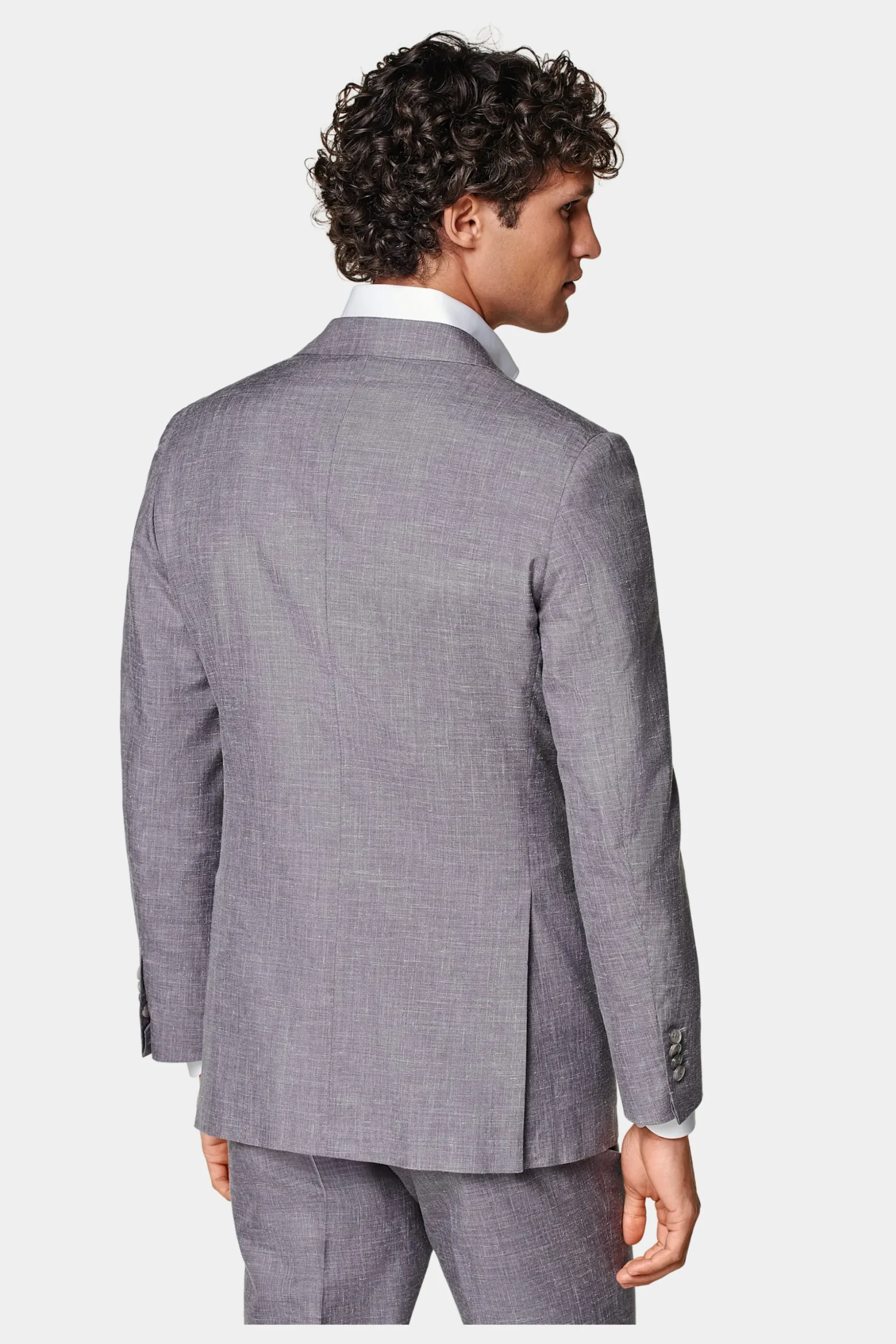 SUITSUPPLY Lazio Anzug Dreiteiler Purpur-Männlich Casual Anzüge