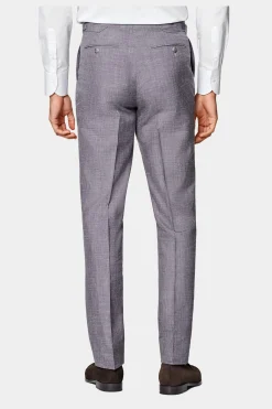 SUITSUPPLY Lazio Anzug Dreiteiler Purpur-Männlich Casual Anzüge