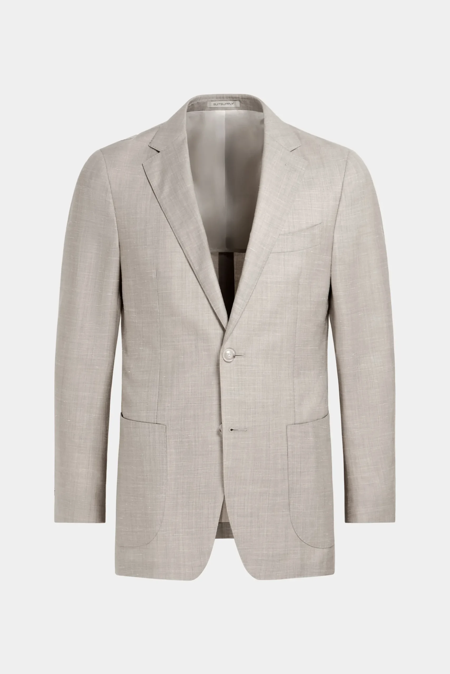 SUITSUPPLY Lazio Anzug Dreiteiler Sand-Männlich Casual Anzüge