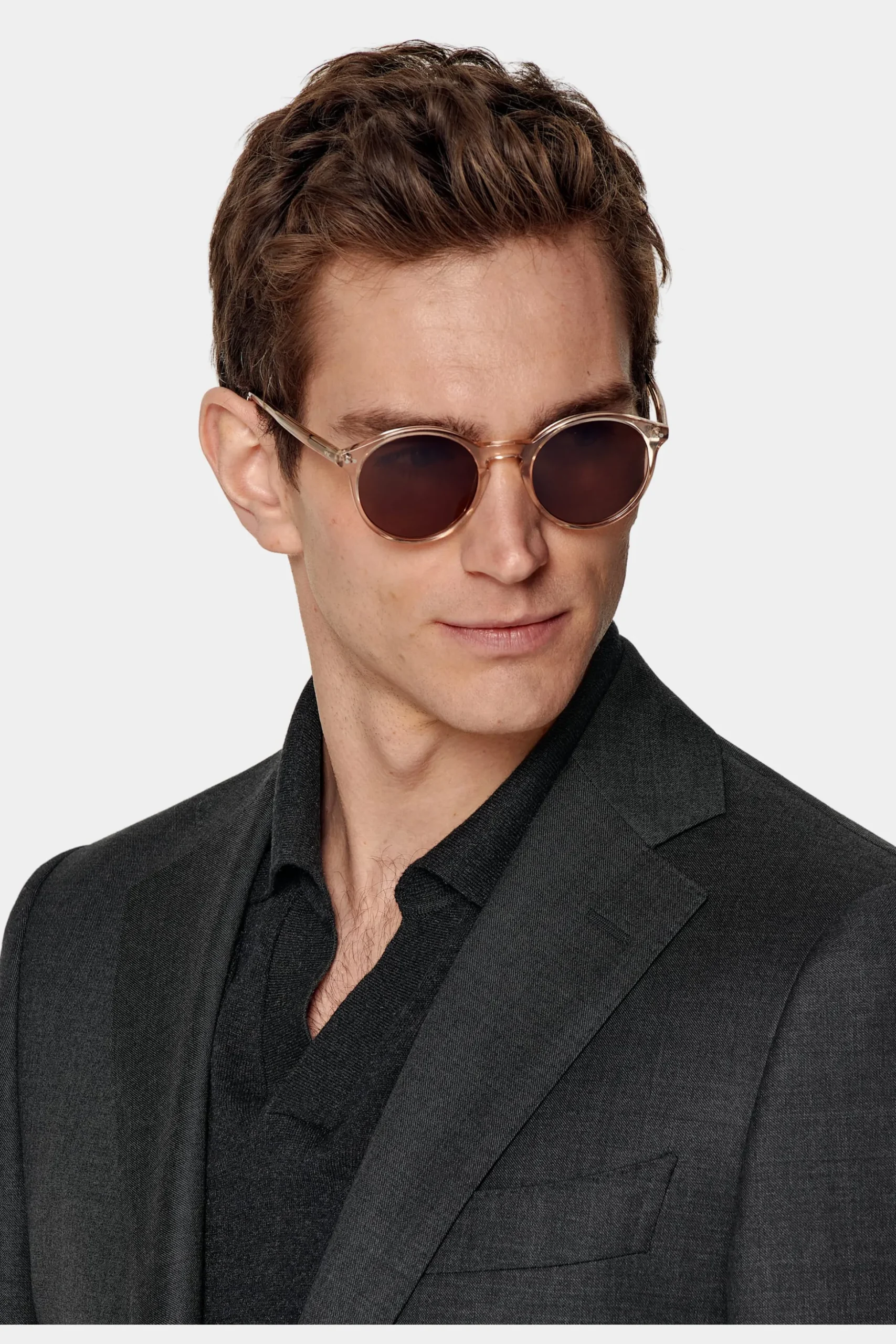 SUITSUPPLY Lazio Anzug Dunkelgrau-Männlich Business Anzüge