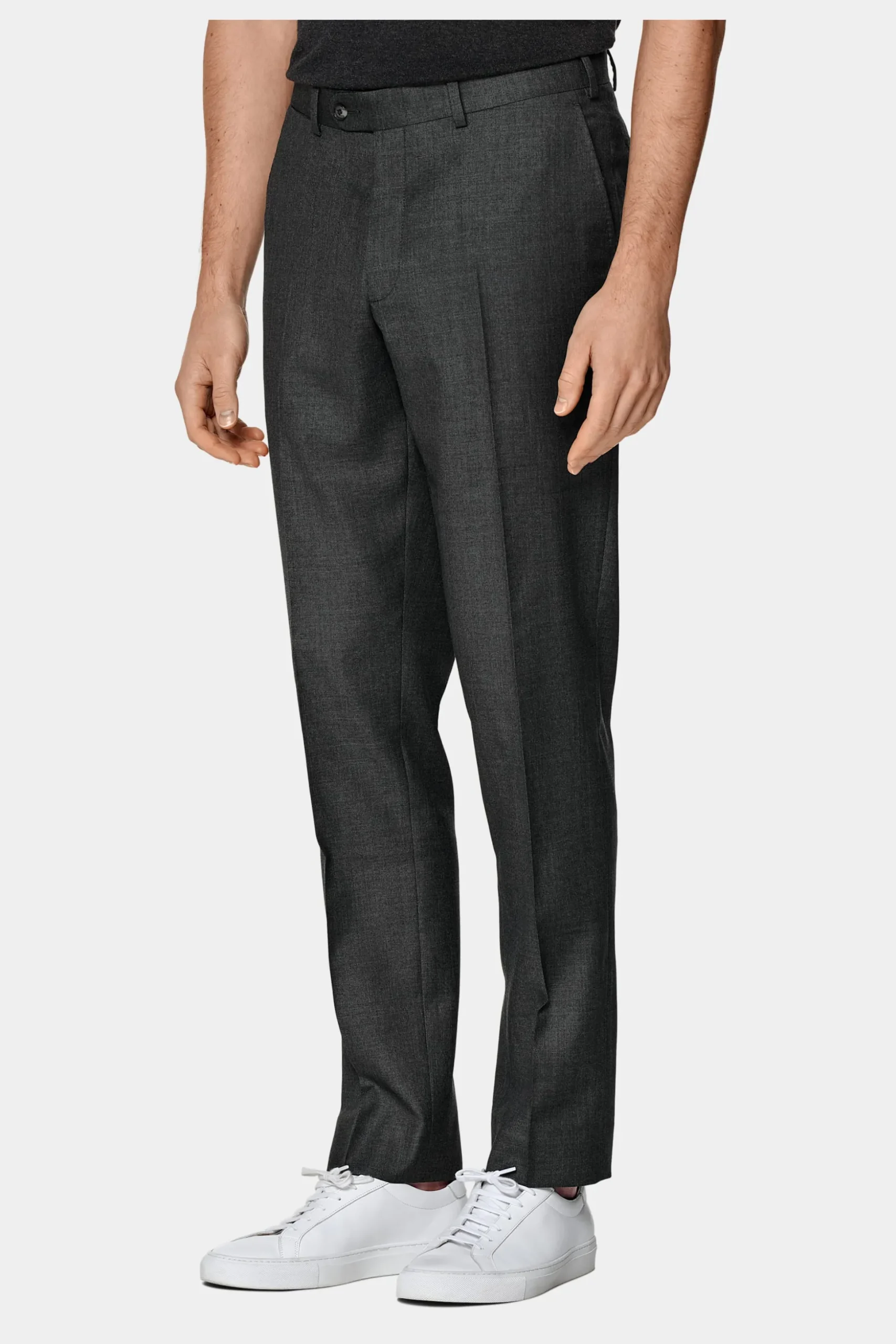 SUITSUPPLY Lazio Anzug Dunkelgrau-Männlich Business Anzüge