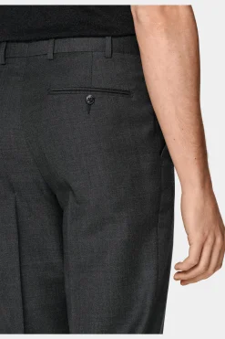 SUITSUPPLY Lazio Anzug Dunkelgrau-Männlich Business Anzüge