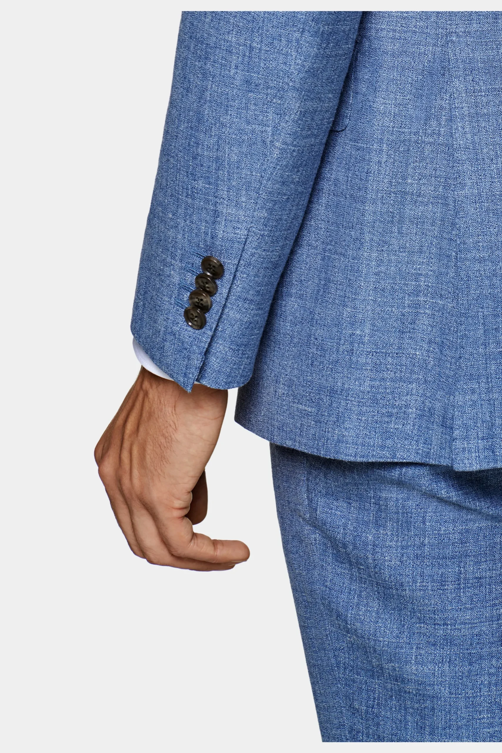 SUITSUPPLY Lazio Anzug Hellblau-Männlich Casual Anzüge