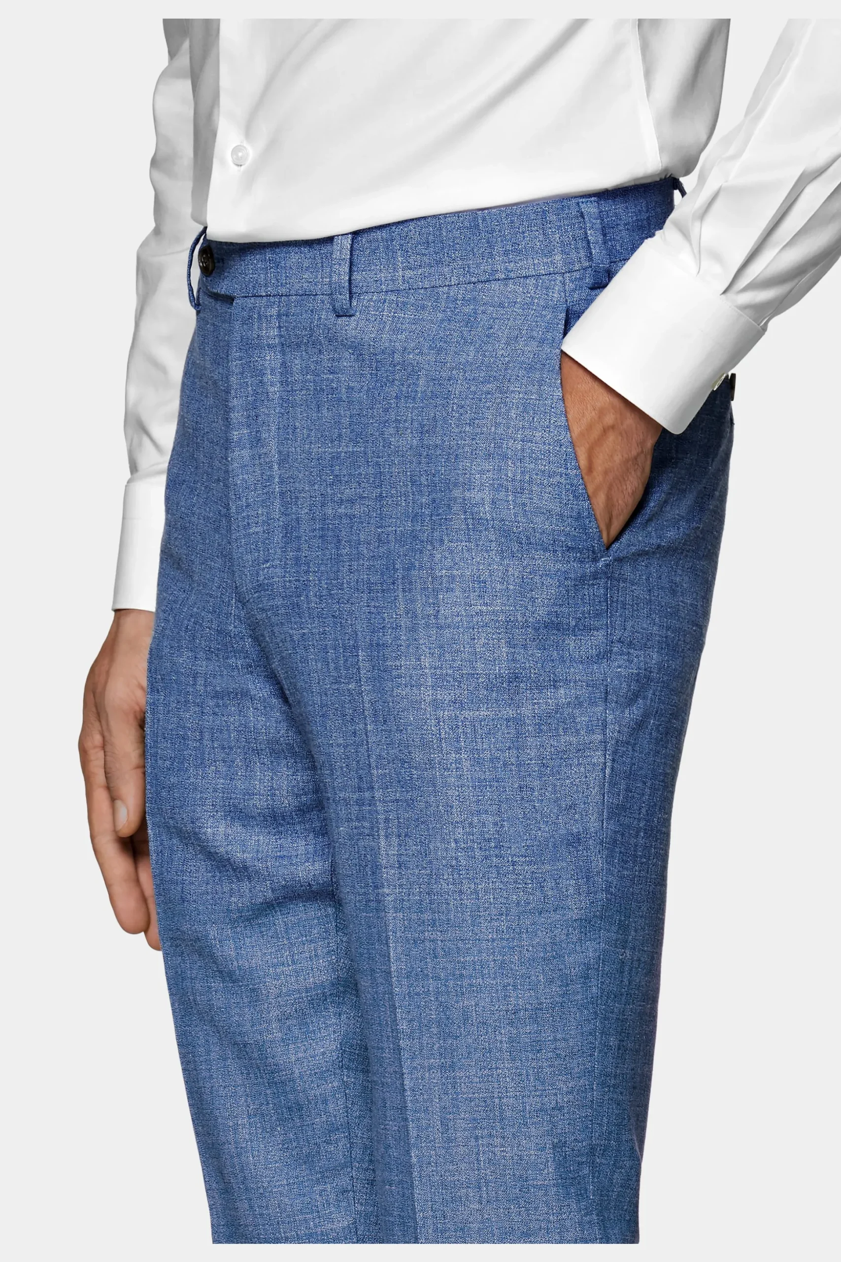 SUITSUPPLY Lazio Anzug Hellblau-Männlich Casual Anzüge