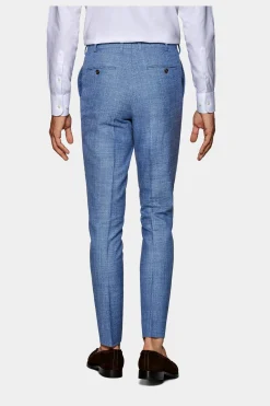 SUITSUPPLY Lazio Anzug Hellblau-Männlich Casual Anzüge