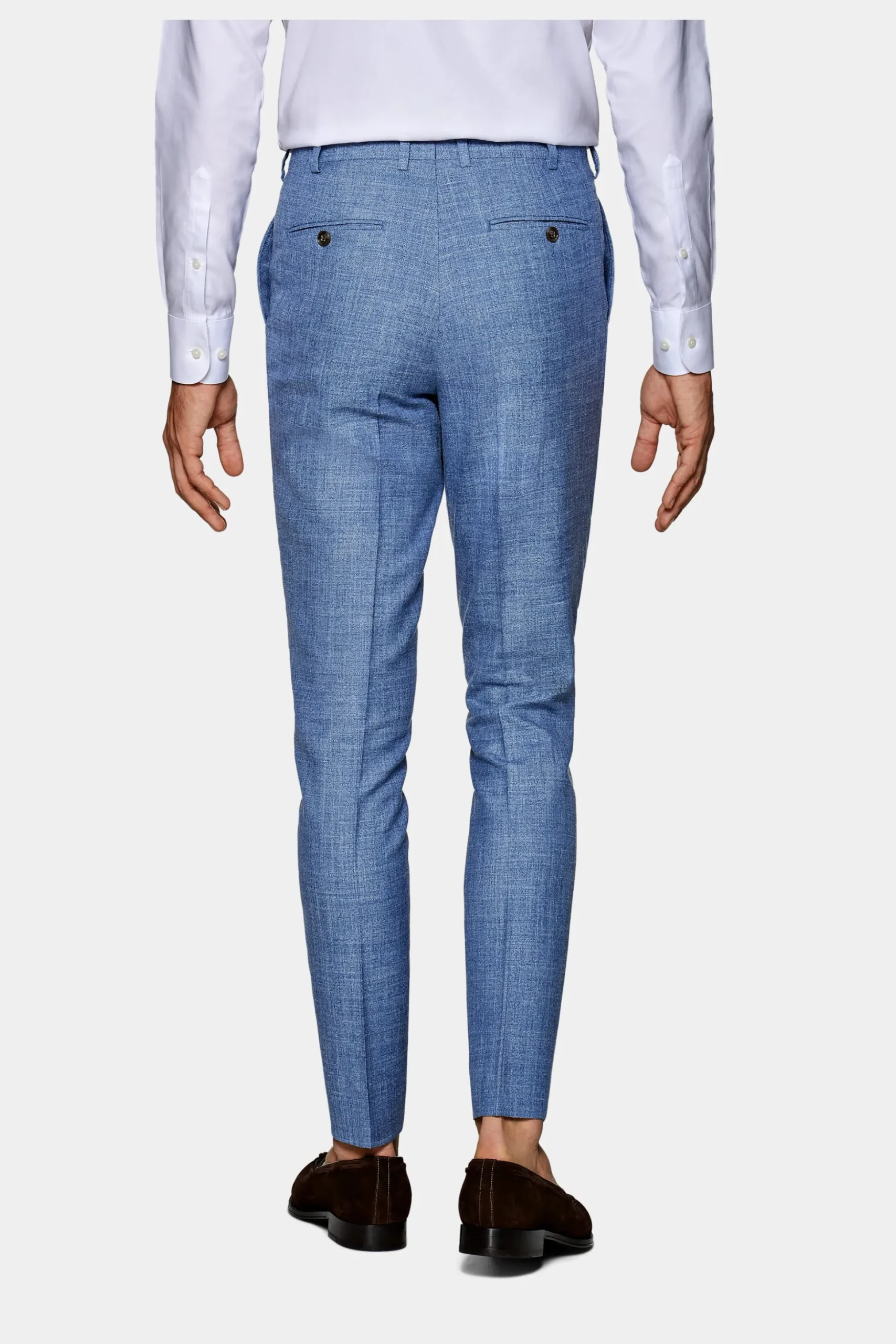 SUITSUPPLY Lazio Anzug Hellblau-Männlich Casual Anzüge