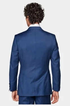 SUITSUPPLY Lazio Anzug Mittelblau-Männlich Business Anzüge