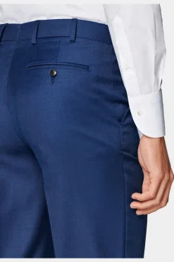 SUITSUPPLY Lazio Anzug Mittelblau-Männlich Business Anzüge