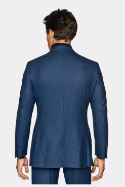 SUITSUPPLY Lazio Anzug Mittelblau-Männlich Business Anzüge