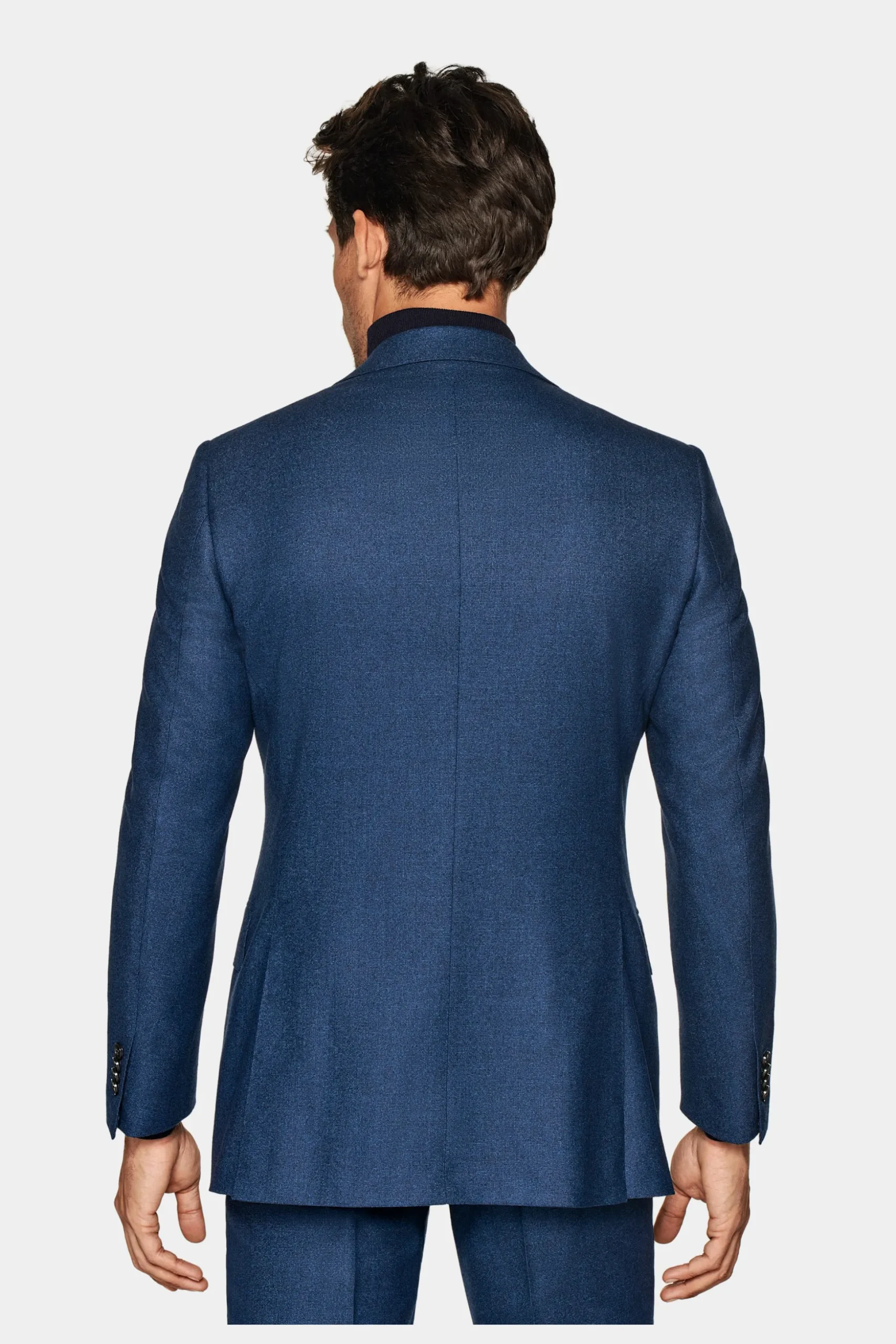 SUITSUPPLY Lazio Anzug Mittelblau-Männlich Business Anzüge