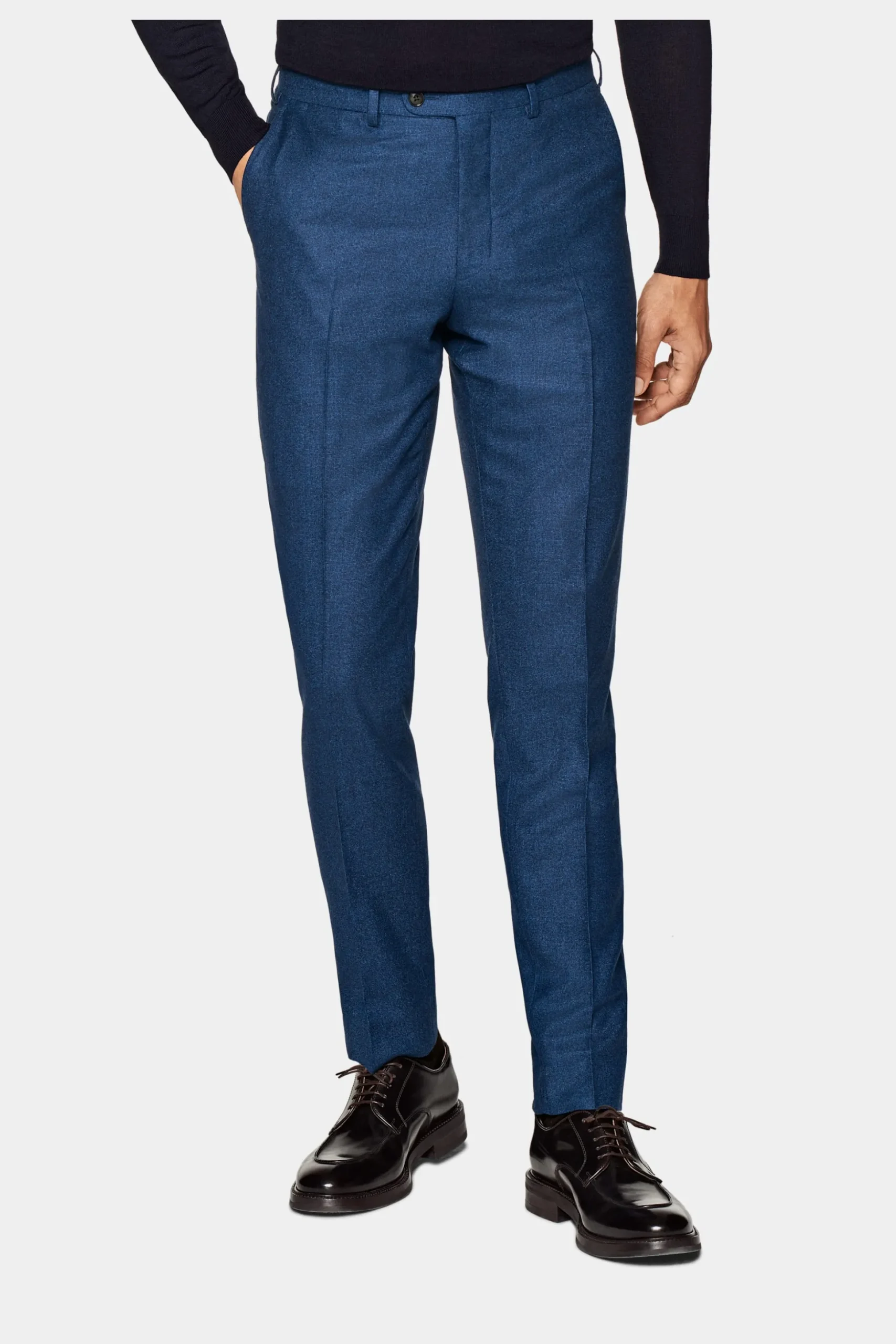 SUITSUPPLY Lazio Anzug Mittelblau-Männlich Business Anzüge