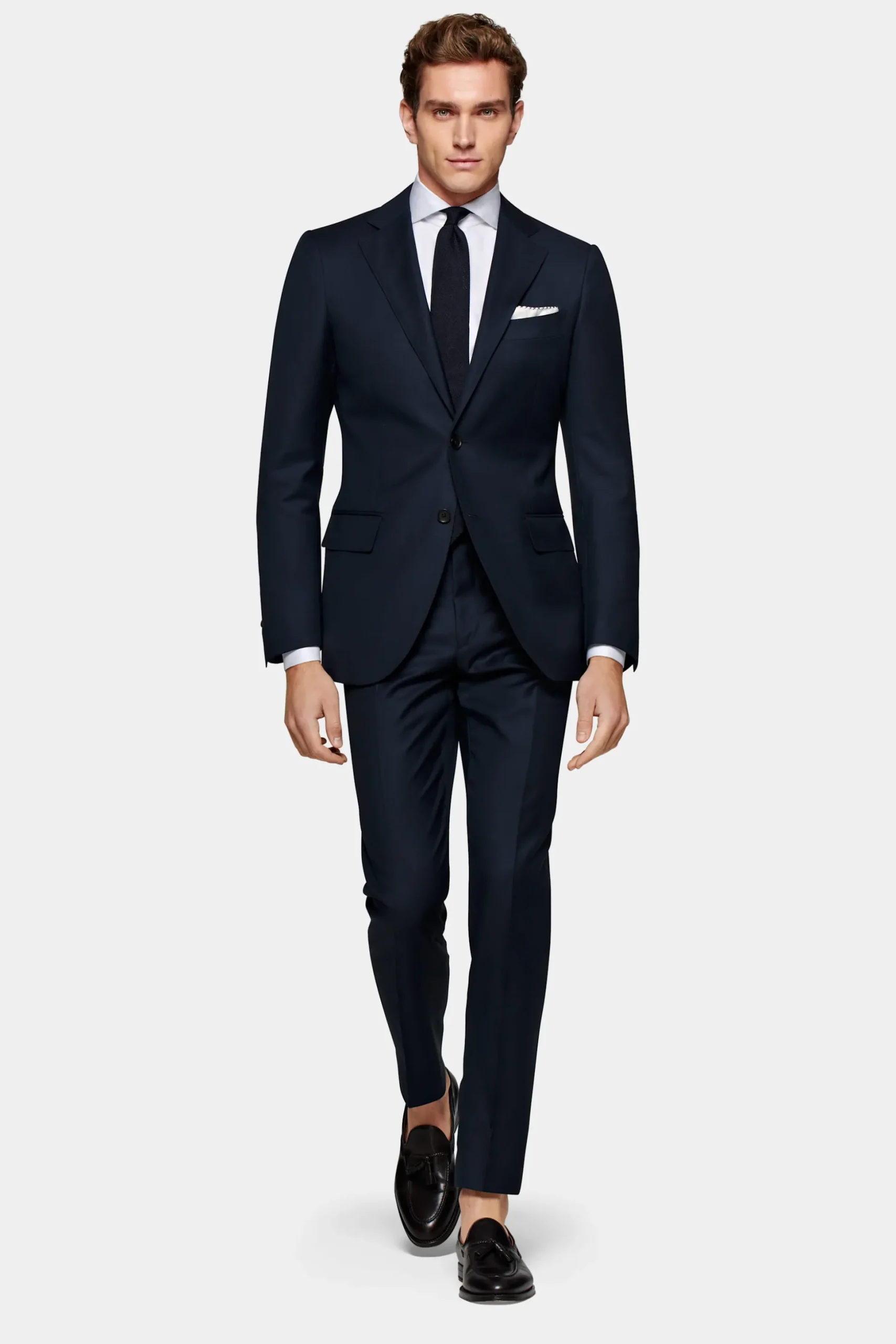 SUITSUPPLY Lazio Anzug Navy-Männlich Business Anzüge