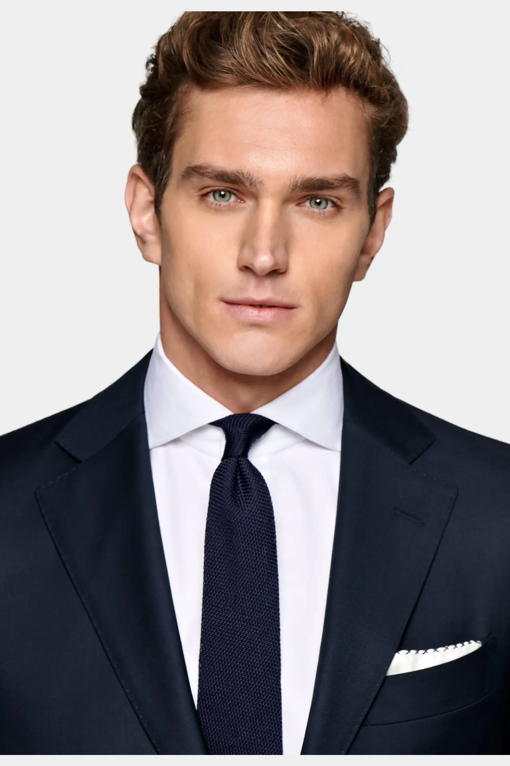 SUITSUPPLY Lazio Anzug Navy-Männlich Business Anzüge
