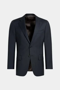SUITSUPPLY Lazio Anzug Navy-Männlich Business Anzüge