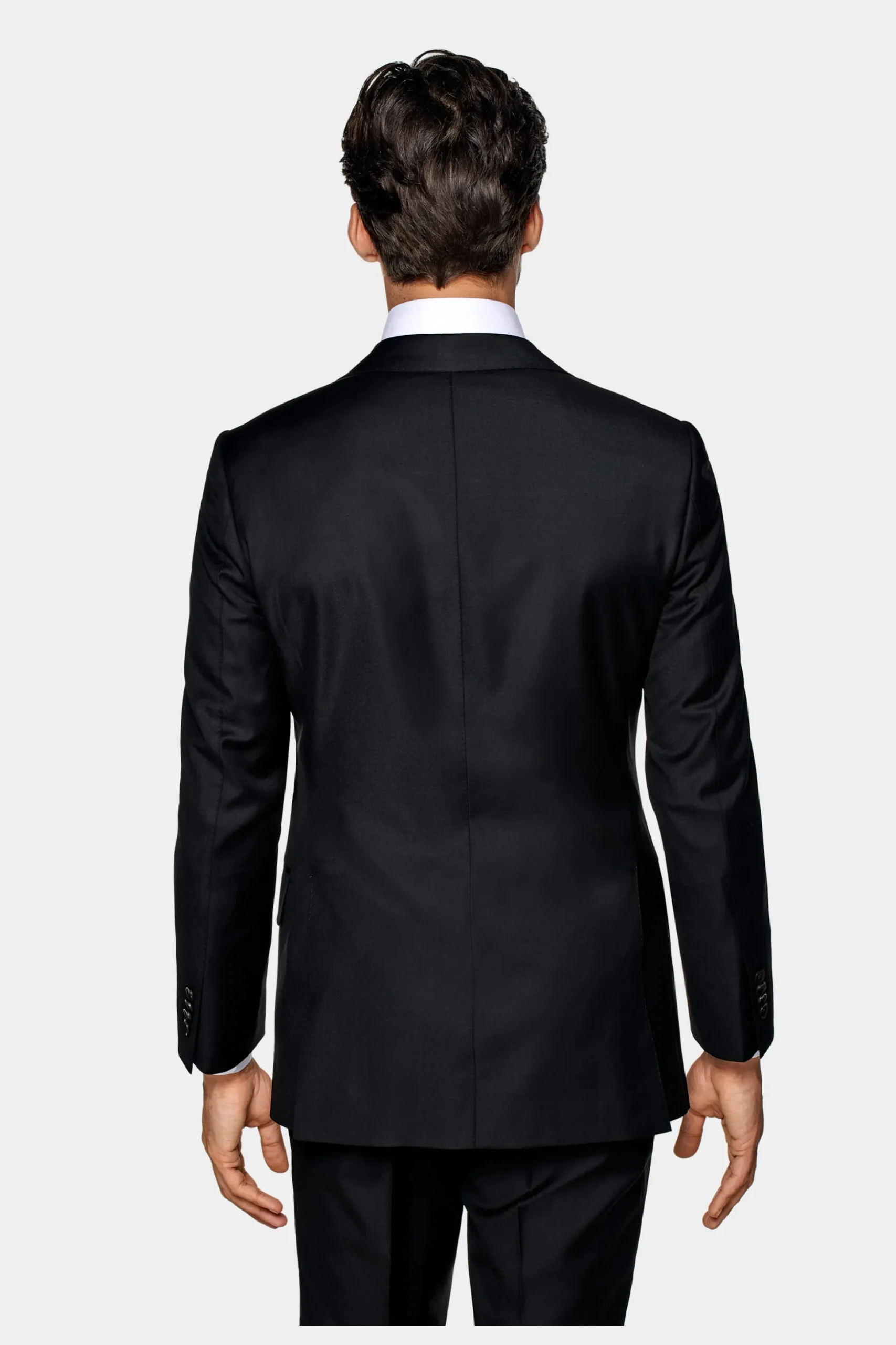 SUITSUPPLY Lazio Anzug Schwarz-Männlich Business Anzüge