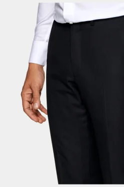SUITSUPPLY Lazio Anzug Schwarz-Männlich Business Anzüge
