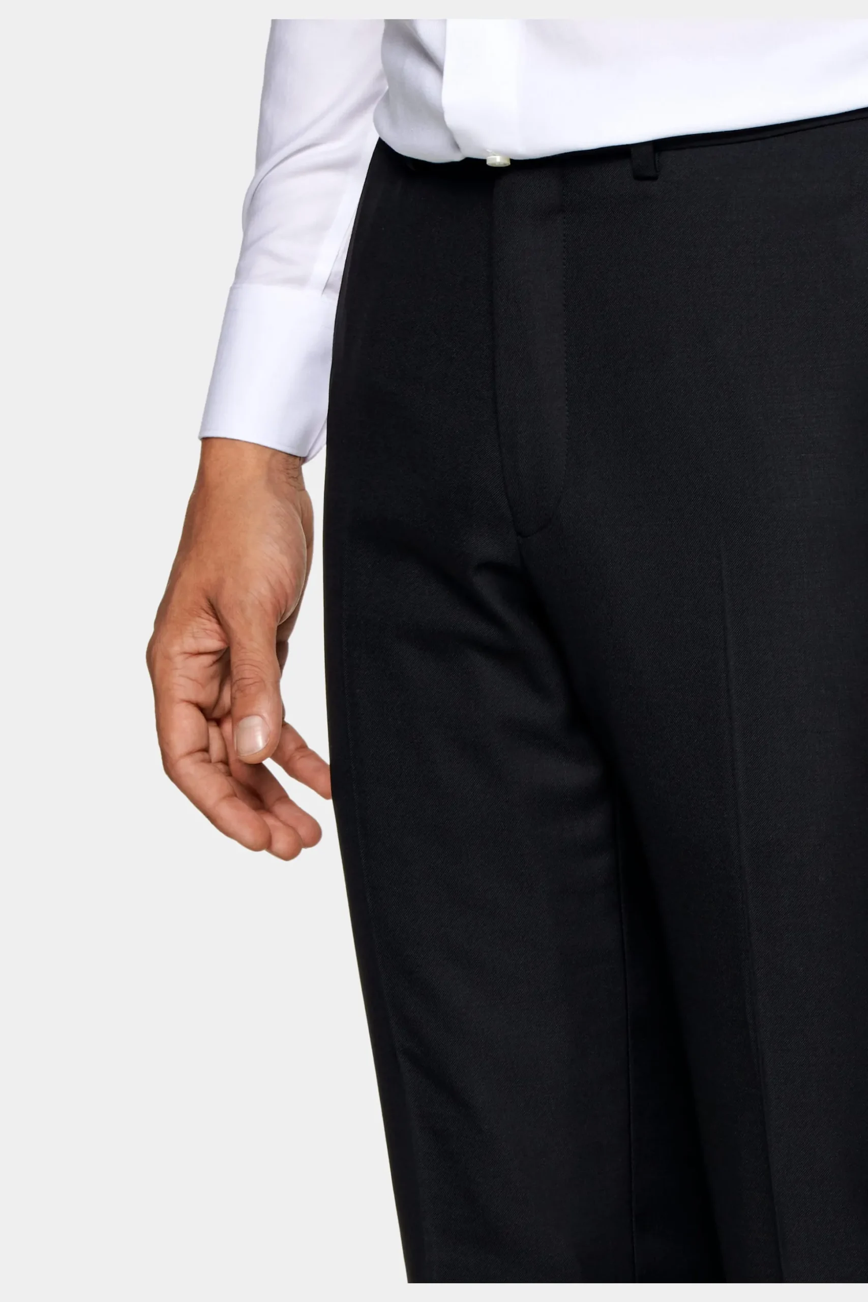 SUITSUPPLY Lazio Anzug Schwarz-Männlich Business Anzüge
