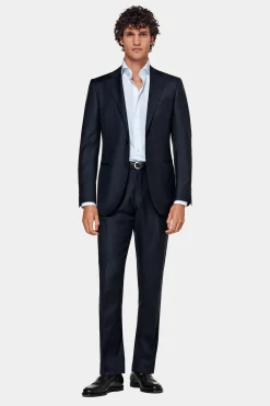 SUITSUPPLY Lazio Anzugsakko Navy-Männlich Anzugsakkos