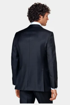 SUITSUPPLY Lazio Anzugsakko Navy-Männlich Anzugsakkos