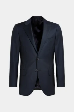 SUITSUPPLY Lazio Anzugsakko Navy-Männlich Anzugsakkos