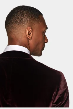 SUITSUPPLY Lazio Dinnerjackett Burgunderrot-Männlich Dinnerjacketts