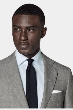 SUITSUPPLY Lazio Ganzjahresanzug Hellgrau-Männlich Business Anzüge