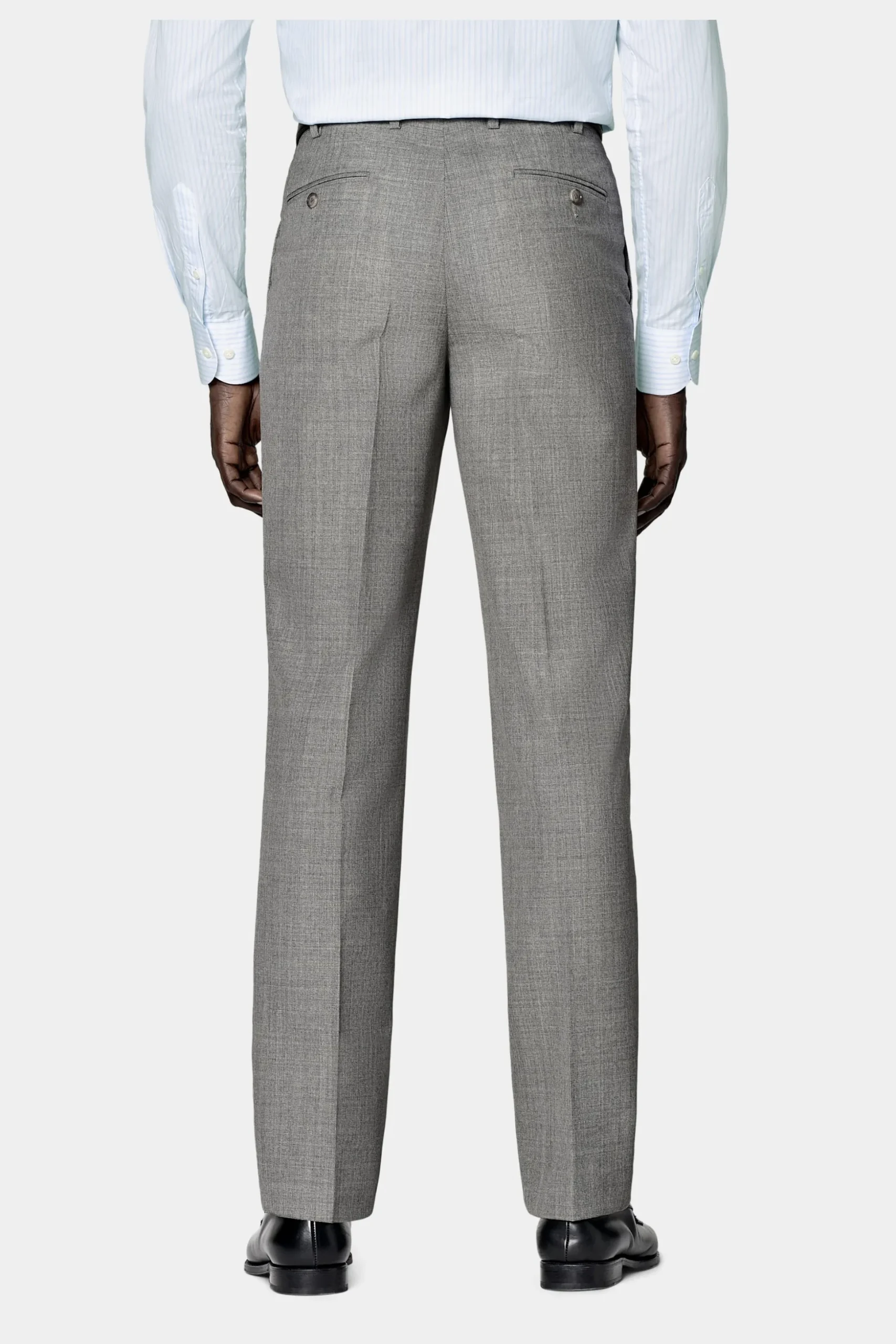 SUITSUPPLY Lazio Ganzjahresanzug Hellgrau-Männlich Business Anzüge