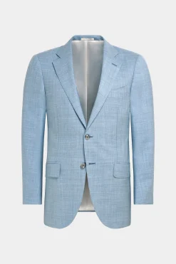 SUITSUPPLY Lazio Ganzjahresanzug Hellblau-Männlich Business Anzüge