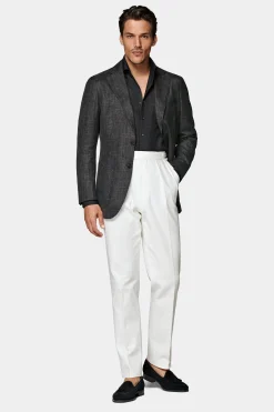 SUITSUPPLY Lazio Sakko Dunkelgrau-Männlich Klassische Sakkos