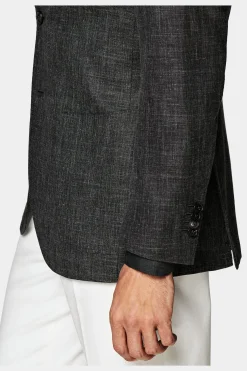 SUITSUPPLY Lazio Sakko Dunkelgrau-Männlich Klassische Sakkos