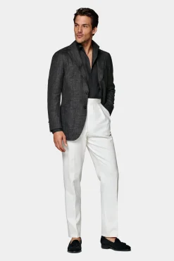 SUITSUPPLY Lazio Sakko Dunkelgrau-Männlich Klassische Sakkos
