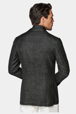 SUITSUPPLY Lazio Sakko Dunkelgrau-Männlich Klassische Sakkos