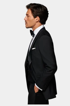 SUITSUPPLY Lazio Smoking Dreiteiler Schwarz-Männlich Smokings